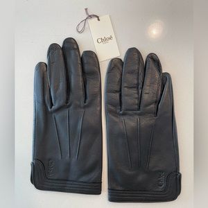 Chloe sheep leather gloves, NWT